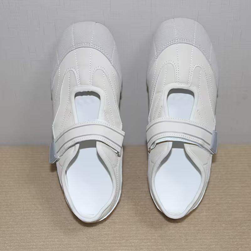 Women's - Striped Loafers with Tape Closure