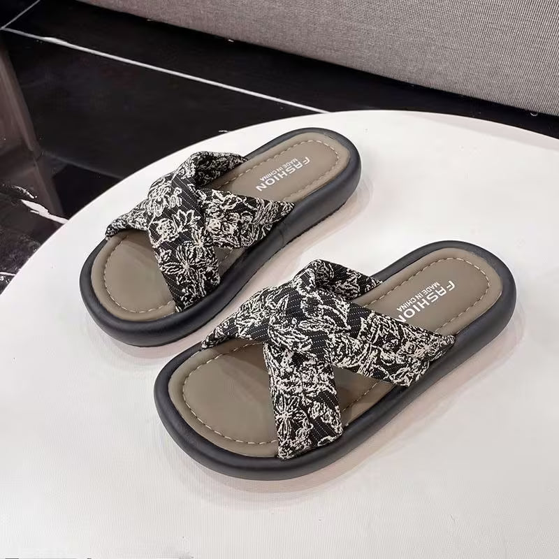 Women's Outdoor Casual Platform Slippers
