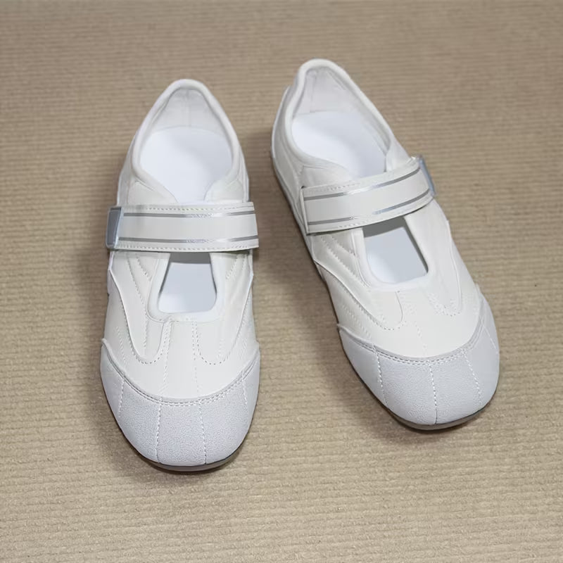 Women's - Striped Loafers with Tape Closure