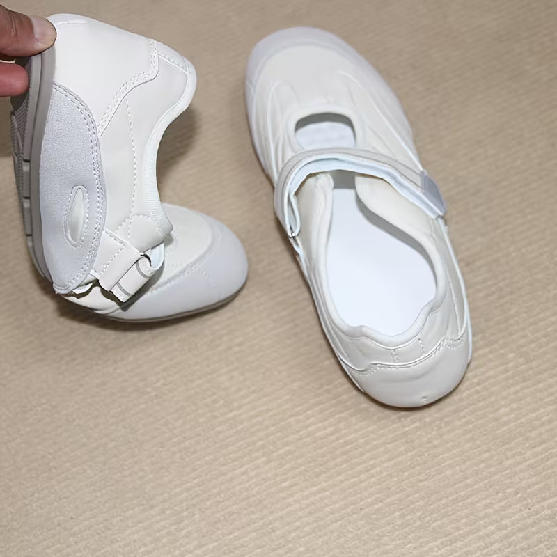 Women's - Striped Loafers with Tape Closure